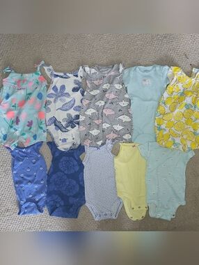 10 PIECE 6M BABY GIRLS SUMMER LOT / BUNDLE